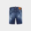 Pantaloncini da mare con lavaggio a pois rossi medi