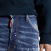 Pantaloncini da mare con lavaggio a pois rossi medi