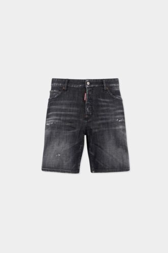 Pantaloncini da marinaio con lavaggio Black Fog
