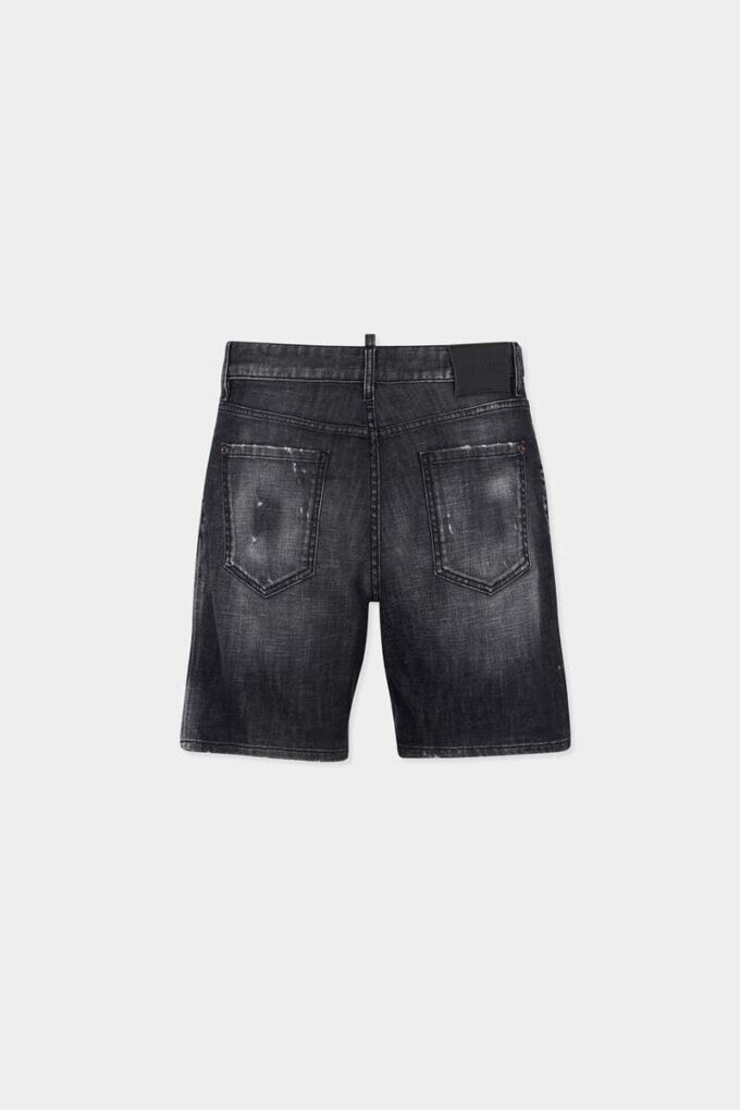 Pantaloncini da marinaio con lavaggio Black Fog