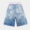 Pantaloncini da surf con lavaggio chiaro Pantaloncini da surf con lavaggio chiaro