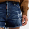 Pantaloncini Dsquared2 Rebels Dark Wash Cut Off Pantaloncini Dsquared2 Rebels Dark Wash Cut Off