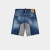 Pantaloncini ibridi con lavaggio strappato medio Pantaloncini ibridi con lavaggio strappato medio
