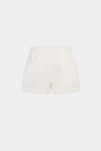 Pantaloncini in lino senza chiusura