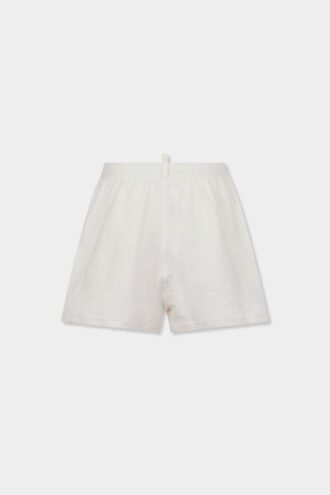 Pantaloncini in spugna con logo Dsquared2 Pantaloncini in spugna con logo Dsquared2