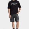 Pantaloncini marini con lavaggio nero Pantaloncini marini con lavaggio nero