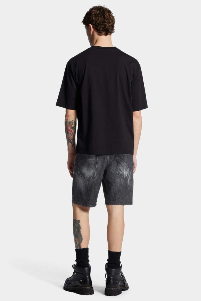 Pantaloncini marini con lavaggio nero Pantaloncini marini con lavaggio nero