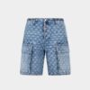 Pantaloncini utility dal lavaggio chiaro Pantaloncini utility dal lavaggio chiaro