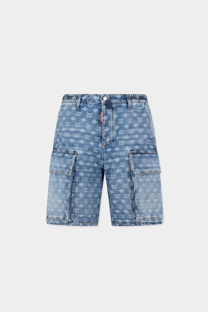 Pantaloncini utility dal lavaggio chiaro Pantaloncini utility dal lavaggio chiaro
