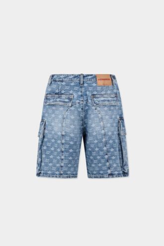 Pantaloncini utility dal lavaggio chiaro Pantaloncini utility dal lavaggio chiaro