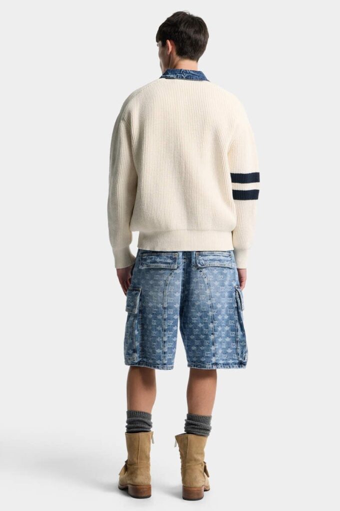 Pantaloncini utility dal lavaggio chiaro Pantaloncini utility dal lavaggio chiaro