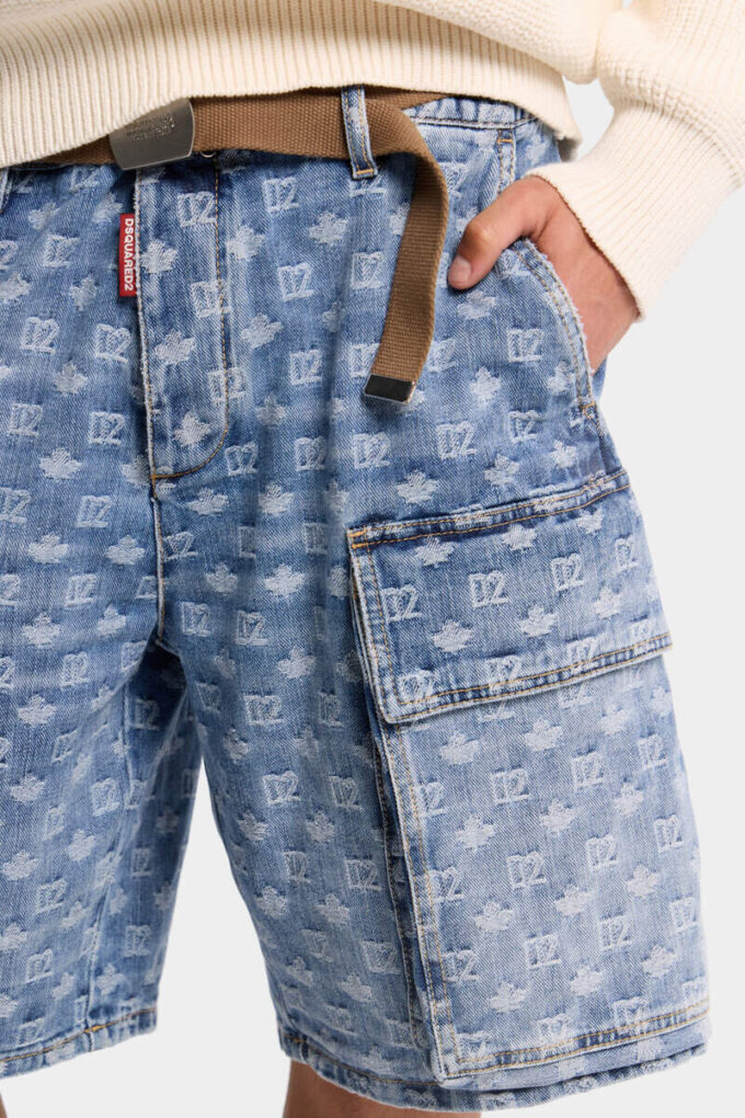 Pantaloncini utility dal lavaggio chiaro Pantaloncini utility dal lavaggio chiaro