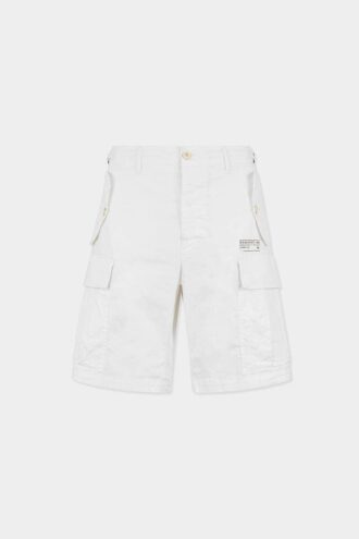 Pantaloncini utility kawaii in cotone leggero