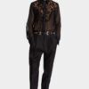 Pantaloni Aviator con una piega