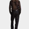 Pantaloni Aviator con una piega