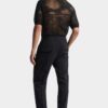 Pantaloni cargo dritti in lana tropicale Pantaloni cargo dritti in lana tropicale