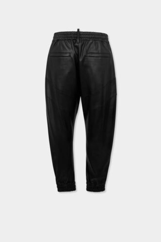 Pantaloni da jogging in ecopelle