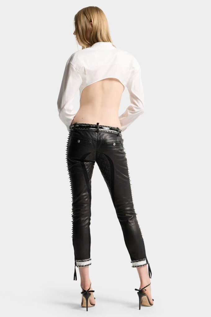 Pantaloni da motociclista chic e ribelli Pantaloni da motociclista chic e ribelli