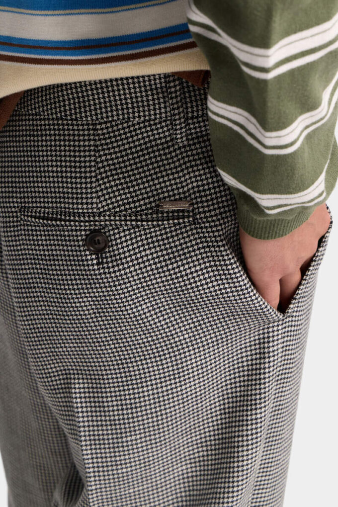 Pantaloni da uomo Pied De Poule Relax Pantaloni da uomo Pied De Poule Relax