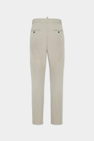 Pantaloni in cotone con una piega Pantaloni in cotone con una piega