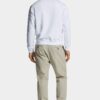 Pantaloni in cotone con una piega