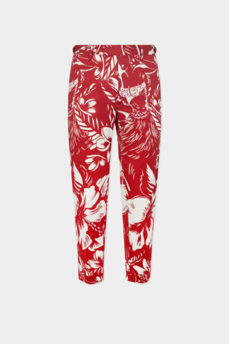 Pantaloni in cotone Dancing Flowers