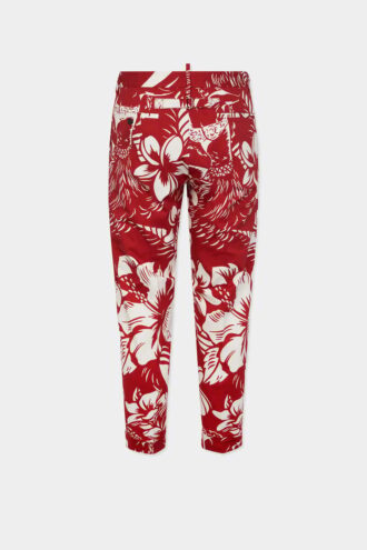 Pantaloni in cotone Dancing Flowers
