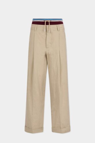 Pantaloni in maglia ibrida firmati Dsquared2
