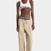 Pantaloni in maglia ibrida firmati Dsquared2 Pantaloni in maglia ibrida firmati Dsquared2