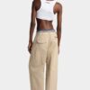 Pantaloni in maglia ibrida firmati Dsquared2 Pantaloni in maglia ibrida firmati Dsquared2