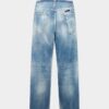 Pantaloni jogger in denim lavaggio chiaro Pantaloni jogger in denim lavaggio chiaro