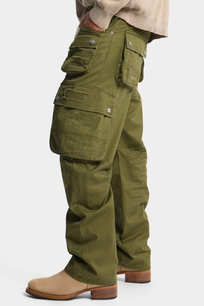 Pantaloni Kawaii con tasche multiple