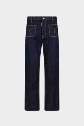 Pantaloni sexy anni ’70 con lavaggio scuro