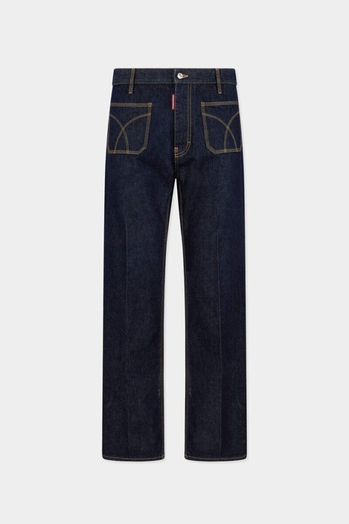 Pantaloni sexy anni ’70 con lavaggio scuro Pantaloni sexy anni ’70 con lavaggio scuro