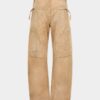 Pantaloni utility effetto consumato tinti in capo Pantaloni utility effetto consumato tinti in capo
