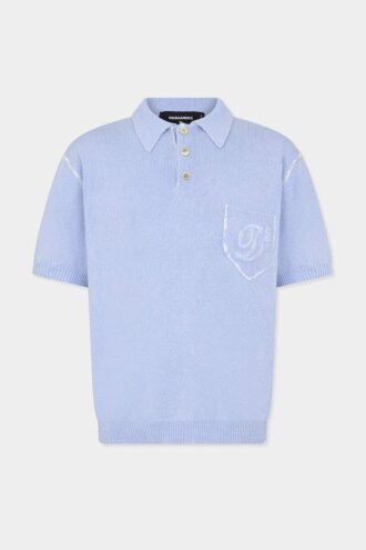 Polo a maniche corte firmata Dsquared2