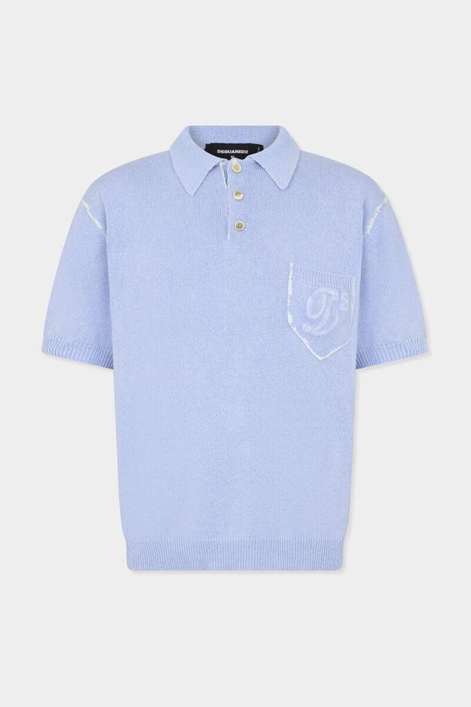 Polo a maniche corte firmata Dsquared2 Polo a maniche corte firmata Dsquared2
