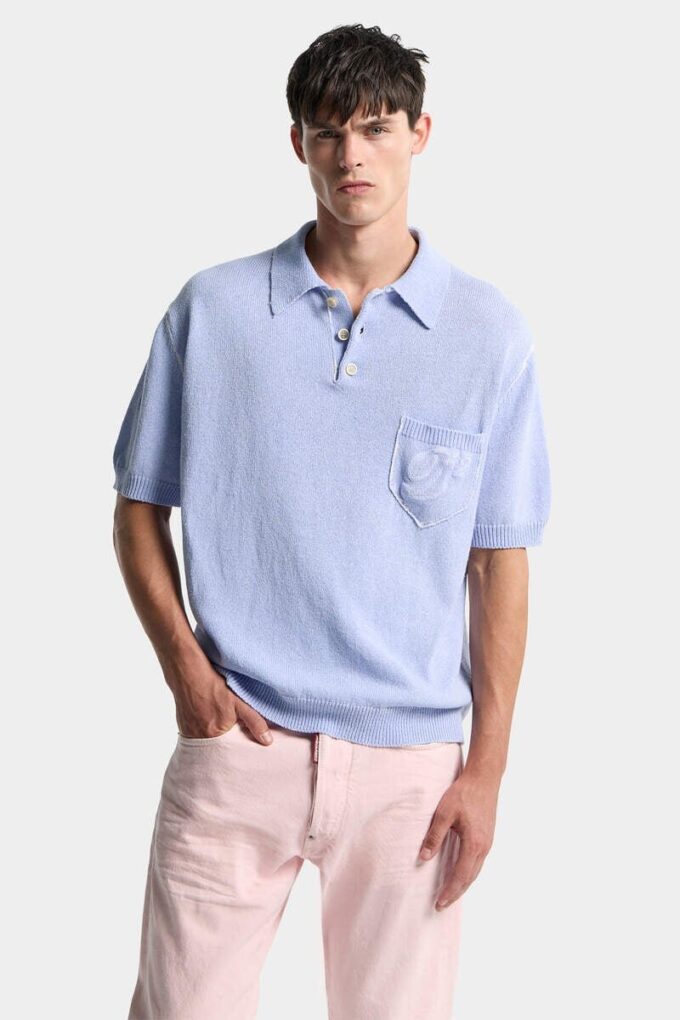 Polo a maniche corte firmata Dsquared2 Polo a maniche corte firmata Dsquared2