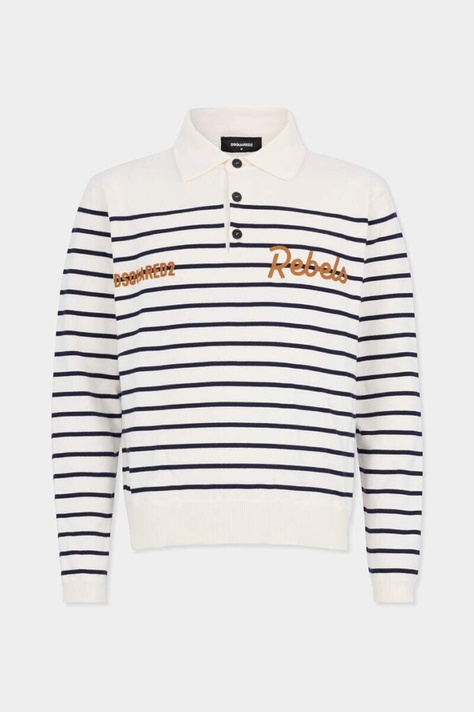 Polo a maniche lunghe a righe Polo a maniche lunghe a righe