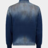 Polo a maniche lunghe in maglia effetto denim Polo a maniche lunghe in maglia effetto denim