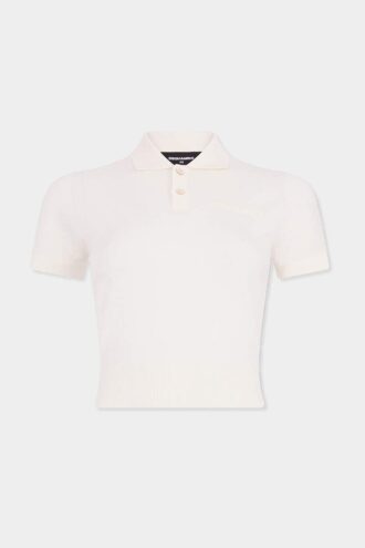 Polo corta in maglia