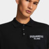 Polo Dsquared2 Milano tinta in capo, vestibilità tennis Polo Dsquared2 Milano tinta in capo, vestibilità tennis