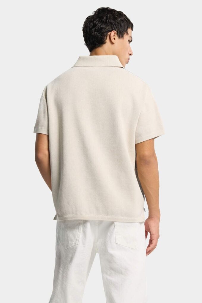 Polo in maglia con monogramma Polo in maglia con monogramma