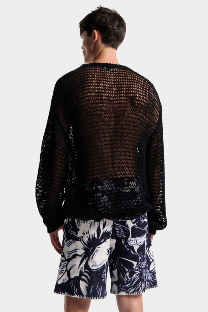 Pullover traforato firmato Dsquared2 Pullover traforato firmato Dsquared2