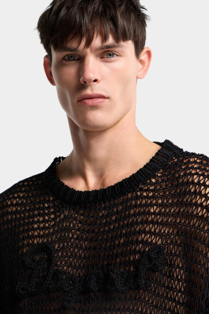 Pullover traforato firmato Dsquared2 Pullover traforato firmato Dsquared2