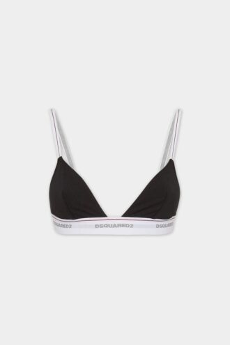Reggiseno a triangolo con logo Dsquared2