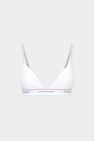 Reggiseno a triangolo con logo Dsquared2