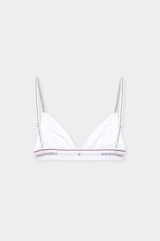 Reggiseno a triangolo con logo Dsquared2