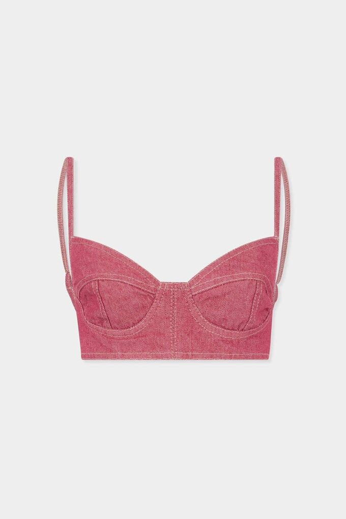 Reggiseno Tiki in denim Oxford Reggiseno Tiki in denim Oxford