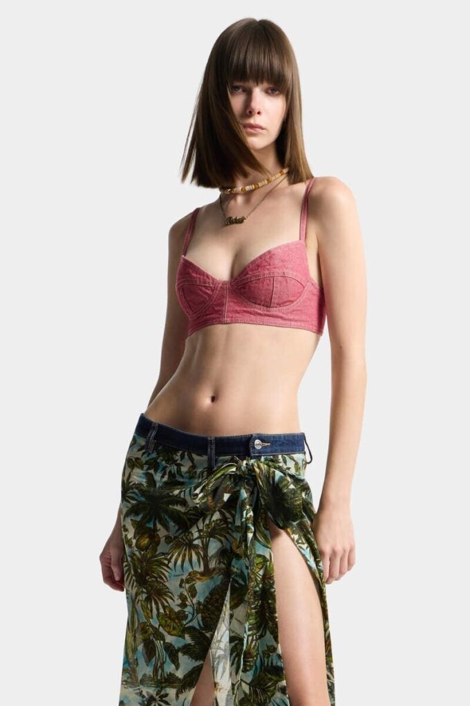 Reggiseno Tiki in denim Oxford Reggiseno Tiki in denim Oxford